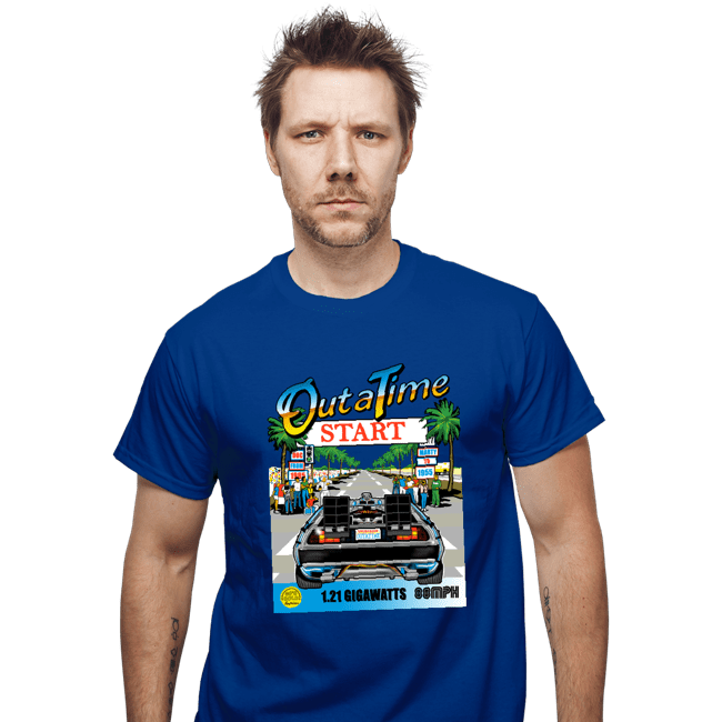 Daily_Deal_Shirts T-Shirts, Unisex / Small / Royal Blue Out Run And Time