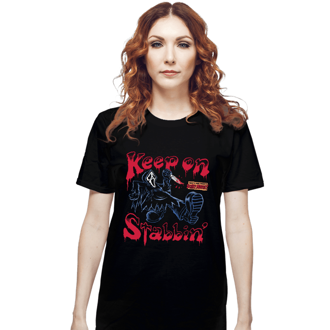 Secret_Shirts T-Shirts, Unisex / Small / Black Keep On Stabbin' Ghost