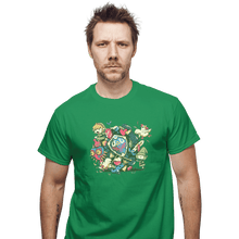 Load image into Gallery viewer, Shirts T-Shirts, Unisex / Small / Irish Green Let&#39;s Roll Link

