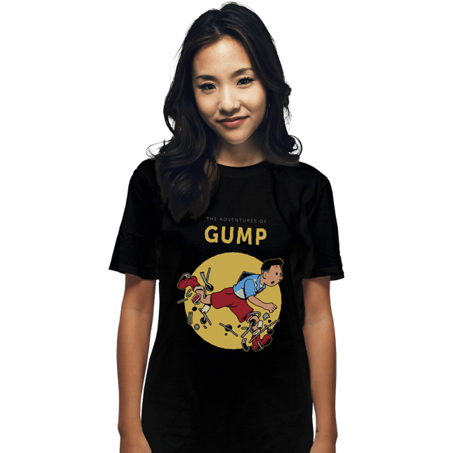 Daily_Deal_Shirts T-Shirts, Unisex / Small / Black The Adventures Of Gump