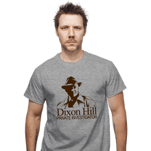 Load image into Gallery viewer, Daily_Deal_Shirts T-Shirts, Unisex / Small / Sports Grey Dixon Hill Private Investigator
