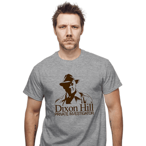 Daily_Deal_Shirts T-Shirts, Unisex / Small / Sports Grey Dixon Hill Private Investigator