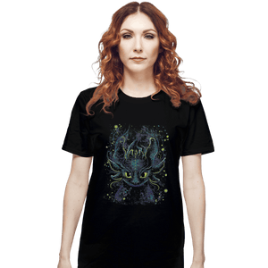 Shirts T-Shirts, Unisex / Small / Black Fireflies