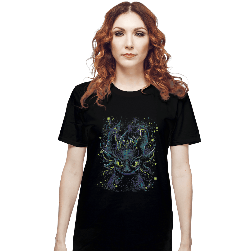 Shirts T-Shirts, Unisex / Small / Black Fireflies