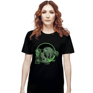 Daily_Deal_Shirts T-Shirts, Unisex / Small / Black Cthulhu Says Hi