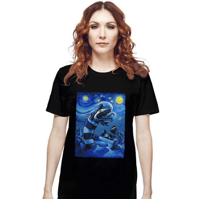 Daily_Deal_Shirts T-Shirts, Unisex / Small / Black Starry Saturn