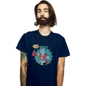 Shirts T-Shirts, Unisex / Small / Navy Planet Boy