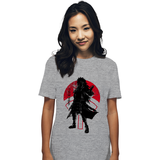 Shirts T-Shirts, Unisex / Small / Sports Grey Crimson Madara