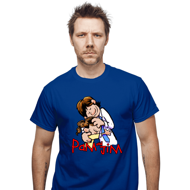 Shirts T-Shirts, Unisex / Small / Royal Blue Pam & Jim