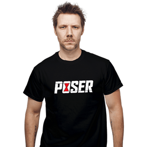 Secret_Shirts T-Shirts, Unisex / Small / Black Poser