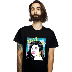 Shirts T-Shirts, Unisex / Small / Black 80s Kelly