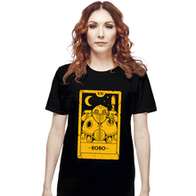 Load image into Gallery viewer, Shirts T-Shirts, Unisex / Small / Black Robo Tarot Card
