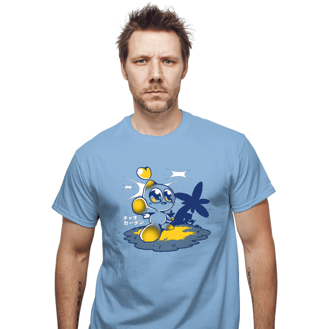 Shirts T-Shirts, Unisex / Small / Powder Blue Chao Garden