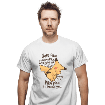Shirts T-Shirts, Unisex / Small / White Soft Pika
