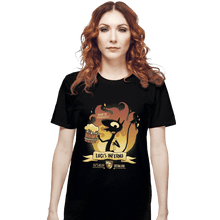 Load image into Gallery viewer, Shirts T-Shirts, Unisex / Small / Black Luci&#39;s Inferno
