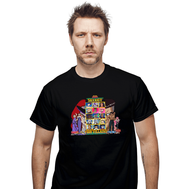 Shirts T-Shirts, Unisex / Small / Black 90s Villain Select