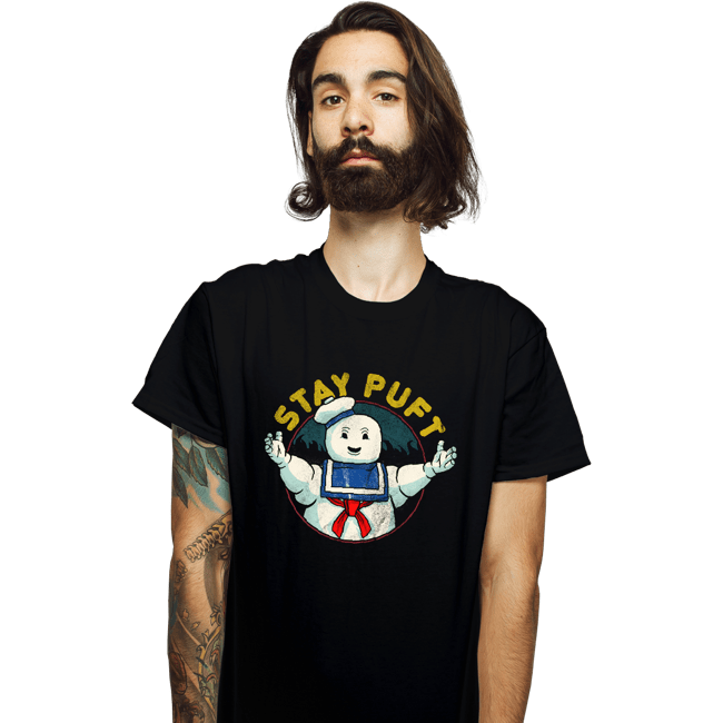 Shirts T-Shirts, Unisex / Small / Black Stay Puft