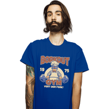 Load image into Gallery viewer, Daily_Deal_Shirts T-Shirts, Unisex / Small / Royal Blue Borkout Gym

