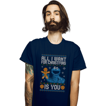 Secret_Shirts T-Shirts, Unisex / Small / Navy Cookie Christmas
