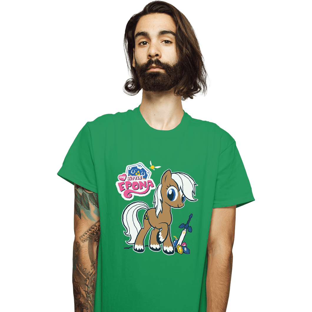 Shirts T-Shirts, Unisex / Small / Irish Green My Little Epona