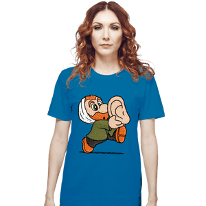 Shirts T-Shirts, Unisex / Small / Sapphire Super Vincent