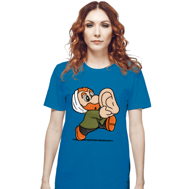 Shirts T-Shirts, Unisex / Small / Sapphire Super Vincent