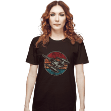 Load image into Gallery viewer, Shirts T-Shirts, Unisex / Small / Dark Chocolate Vintage Starfighter
