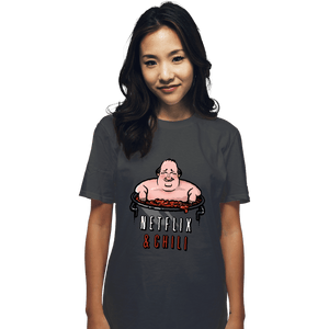 Secret_Shirts T-Shirts, Unisex / Small / Charcoal Netflix And Chili