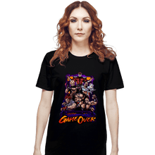 Load image into Gallery viewer, Daily_Deal_Shirts T-Shirts, Unisex / Small / Black Fighting Game Over
