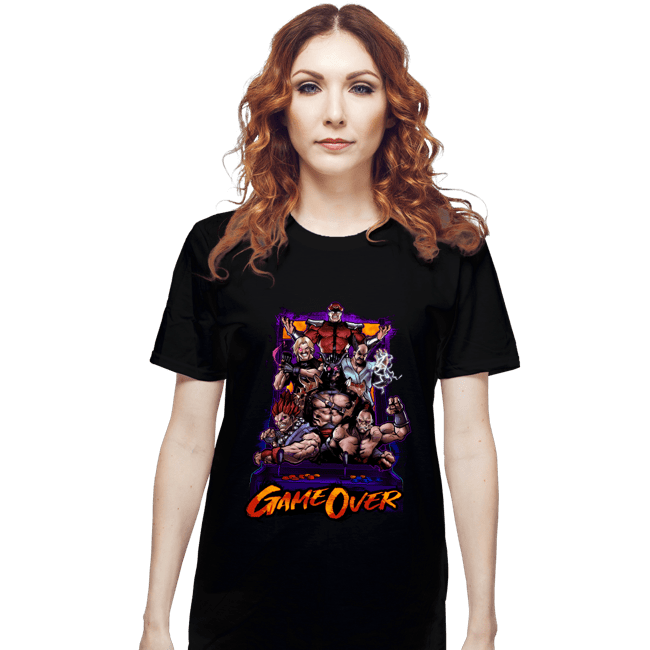 Daily_Deal_Shirts T-Shirts, Unisex / Small / Black Fighting Game Over