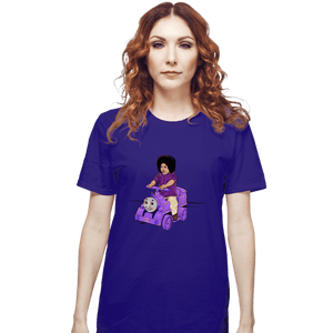 Shirts T-Shirts, Unisex / Small / Violet Purple Train