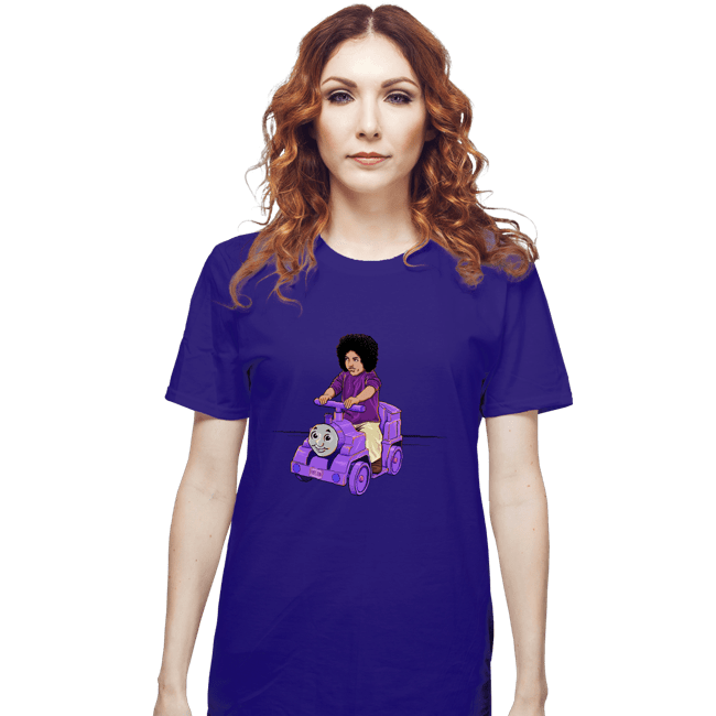 Shirts T-Shirts, Unisex / Small / Violet Purple Train