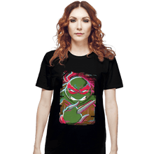 Load image into Gallery viewer, Daily_Deal_Shirts T-Shirts, Unisex / Small / Black Glitch Raphael
