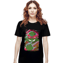 Load image into Gallery viewer, Daily_Deal_Shirts T-Shirts, Unisex / Small / Black Glitch Raphael
