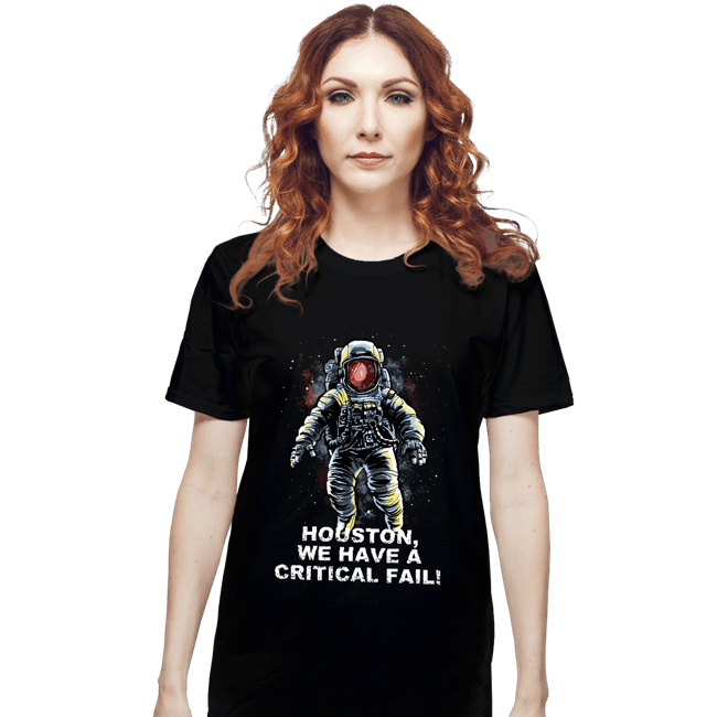 Secret_Shirts T-Shirts, Unisex / Small / Black Critical Fail