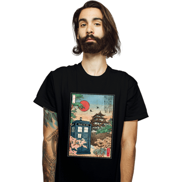 Daily_Deal_Shirts T-Shirts, Unisex / Small / Black The Tardis In Japan