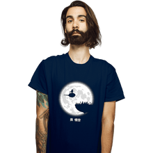 Load image into Gallery viewer, Shirts T-Shirts, Unisex / Small / Navy Don&#39;t Look At The Full Moon
