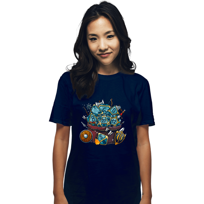 Shirts T-Shirts, Unisex / Small / Navy Set Dice Roll