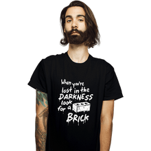Load image into Gallery viewer, Secret_Shirts T-Shirts, Unisex / Small / Black Look For A Brick
