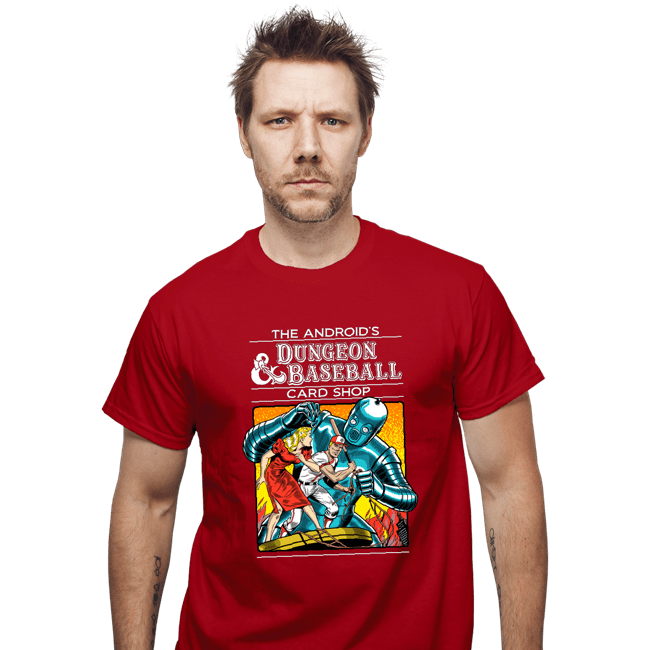 Daily_Deal_Shirts T-Shirts, Unisex / Small / Red The Android's Dungeon & Baseball Card Shop