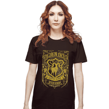 Load image into Gallery viewer, Shirts T-Shirts, Unisex / Small / Dark Chocolate Golden Deer Officers Academy

