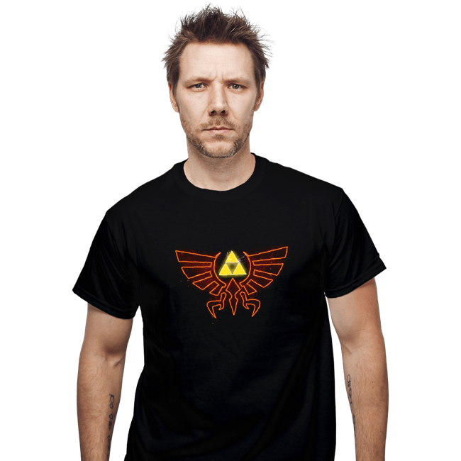 Shirts T-Shirts, Unisex / Small / Black Hyrule Fire Crest