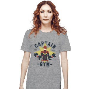 Shirts T-Shirts, Unisex / Small / Sports Grey Captain Gym