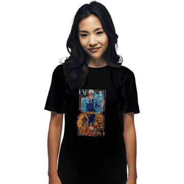 Shirts T-Shirts, Unisex / Small / Black Fire And Ice Card