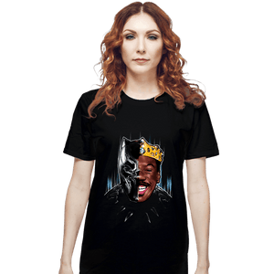 Shirts T-Shirts, Unisex / Small / Black Black Panther Of Zamunda