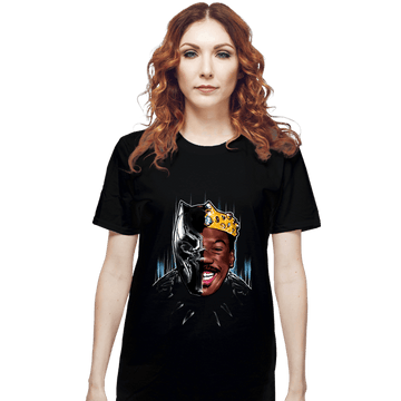 Shirts T-Shirts, Unisex / Small / Black Black Panther Of Zamunda