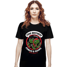 Load image into Gallery viewer, Shirts T-Shirts, Unisex / Small / Black Frog Brothers Comics
