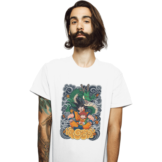 Shirts T-Shirts, Unisex / Small / White Goku and Gohan