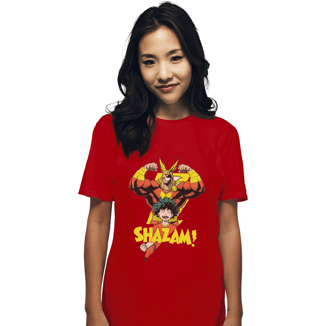 Shirts T-Shirts, Unisex / Small / Red SHAZAM
