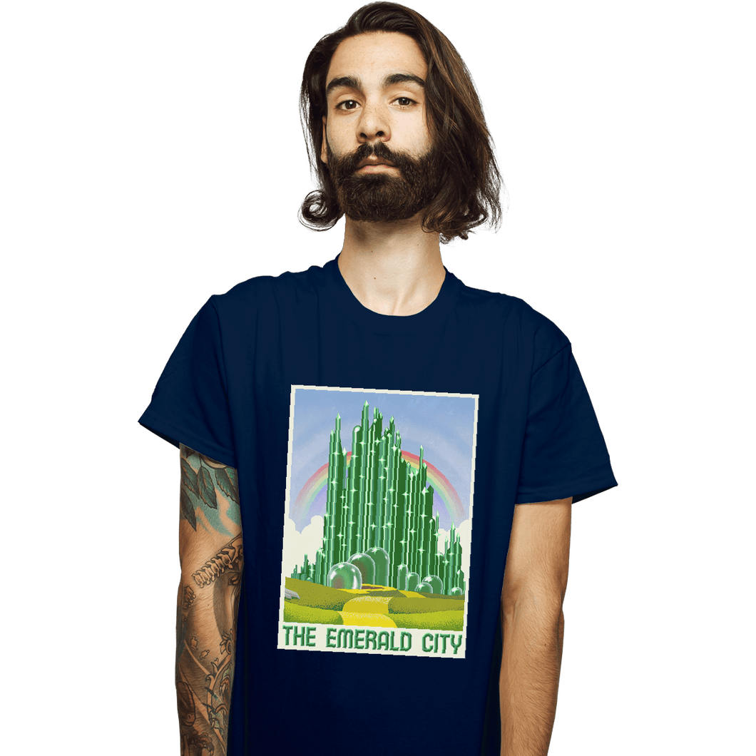 Shirts T-Shirts, Unisex / Small / Navy Visit The Emerald City